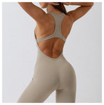 Load image into Gallery viewer, Seamless Contour Sculpt One Piece Yoga Bodysuit Set
