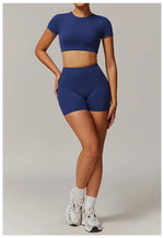 Load image into Gallery viewer, Seamless Contour Two Piece Yoga Set Luxe Performance Wear