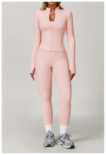 Load image into Gallery viewer, Two Piece Yoga Contour Signature Performance Activewear Set