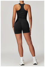 Load image into Gallery viewer, Seamless Contour Performance Fabric Two Piece Yoga Set