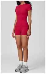 Load image into Gallery viewer, 2 Piece Seamless Yoga Set Performance Leggings Luxe