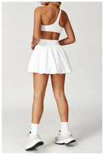 Load image into Gallery viewer, One Shoulder Seamless Contour Sports Bra Performance