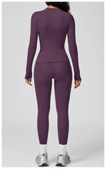 Load image into Gallery viewer, Luxurious Contour 2 Piece Yoga Athleisure Set Nylon