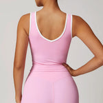 Load image into Gallery viewer, Seamless Contour Backless Sport Bra Top Nylon Spandex