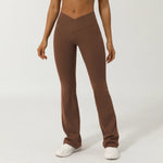 Load image into Gallery viewer, Premium Contoured Bell Bottom Leggings With Flared Waist
