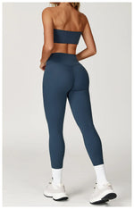 Load image into Gallery viewer, Contoured 2 Piece Yoga Set Breathable Essentials Plus