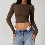 Load image into Gallery viewer, Breathable Seamless Contour Long Sleeve Top Performance