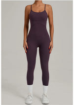 Load image into Gallery viewer, Breathable Contour One-Piece Yoga Jumpsuit Quick-Dry
