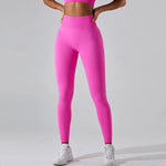 Load image into Gallery viewer, Seamless High Waist Leggings Moisture Wicking Contour