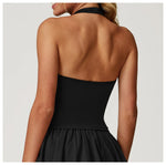 Load image into Gallery viewer, Seamless Contour Halter Bra Open Back Premium Breathable