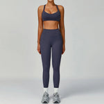 Load image into Gallery viewer, Seamless Performance Contour Yoga Set With Waist Band