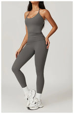 Load image into Gallery viewer, Ultra Light Weight Hanging Neck Sports Bra Breathable