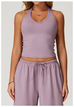 Load image into Gallery viewer, Breathable Impact Contour Yoga Sports Bra Elevation