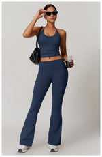 Load image into Gallery viewer, Two Piece Contour Yoga Set With Lux Performance Fabric