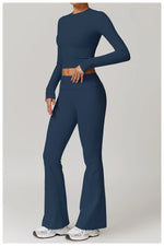 Load image into Gallery viewer, Signature 2 Piece Yoga Ensemble Nylon Plus Performance