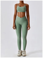 Load image into Gallery viewer, Seamless Contouring 2 Piece Yoga Set Performance Pro