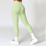 Load image into Gallery viewer, High Waist Contour Seamless Yoga Leggings With Performance