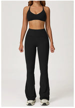 Load image into Gallery viewer, Soft Stretch Contour Two Piece Yoga Silhouette Leggings