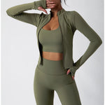 Load image into Gallery viewer, 2 Piece Contouring Sculpted Yoga Ensemble Performance