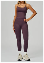 Load image into Gallery viewer, Seamless Contour 2-Piece Contemporary Yoga Set Breathable