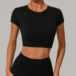 Load image into Gallery viewer, Premium Quick Dry Yoga Tee With Light Weight Sleeves