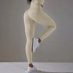 Load image into Gallery viewer, Ribbed Scrunch Contour Seamless High Waist Leggings