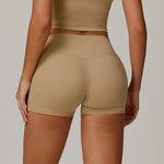Load image into Gallery viewer, Running High Waist Contoured Scrunching Shorts Nylon