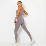 Load image into Gallery viewer, Seamless Contour Two Piece Yoga Set Performance Wear