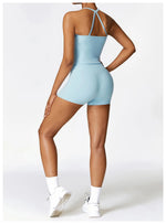 Load image into Gallery viewer, Seamless Sculpted Yoga Core Set Leggings Ribbed Contour