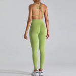 Load image into Gallery viewer, Seamless Two Piece Contour Performance Leggings Set Nylon