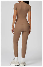 Load image into Gallery viewer, 2 Piece Seamless Yoga Set Performance Leggings Luxe