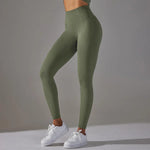 Load image into Gallery viewer, Ribbed Scrunch Contour Seamless High Waist Leggings