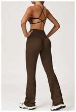 Load image into Gallery viewer, Soft Stretch Contour Two Piece Yoga Silhouette Leggings