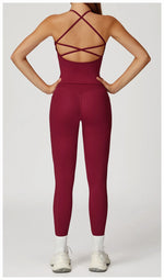 Load image into Gallery viewer, Two Piece Contoured Seamless Performance Athletic Set Nylon