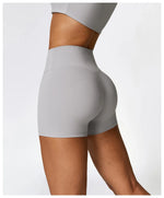 Load image into Gallery viewer, Sculpted Contour Yoga Shorts With Breathable Comfort