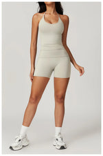 Load image into Gallery viewer, Two Piece Contour Yoga Set With Lux Performance Fabric