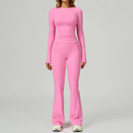 Load image into Gallery viewer, 2 Piece Contoured Breathable Yoga Ensemble Knitwear