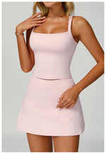 Load image into Gallery viewer, Luxe Contour 2 Piece Yoga Wear Ensemble Nylon Knit Fabric