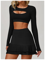 Load image into Gallery viewer, Sculpted Performance Long Sleeve Yoga Top Breathable