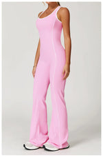 Load image into Gallery viewer, Sculpted Seamless Performance Jumpsuit With Front Zip