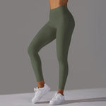 Load image into Gallery viewer, Seamless Contour High Waist Yoga Leggings Performance