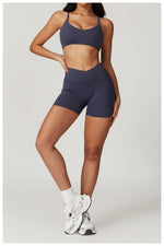 Load image into Gallery viewer, High Waist Contour Seamless Yoga Shorts Performance