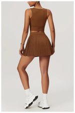 Load image into Gallery viewer, Luxurious Contour Performance Yoga Wear Skirt Nylon