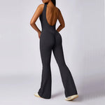 Load image into Gallery viewer, Sculpted Yoga Jumpsuit Ultra Breathable Nylon Knit Fabric