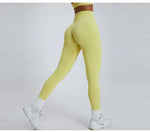 Load image into Gallery viewer, Seamless High Waist Leggings Moisture Wicking Contour