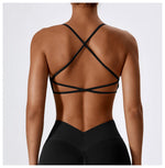 Load image into Gallery viewer, Breathable Cross Strap Contour Seamless Performance Bra