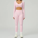 Load image into Gallery viewer, Seamless Contour Two Piece Yoga Set Luxe Performance Wear