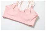 Load image into Gallery viewer, Premium Contoured Seamless Cross Back Performance Bra Pad