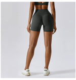 Load image into Gallery viewer, High Waist Yoga Shorts Contour Moisture Wicking Breathable