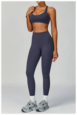 Load image into Gallery viewer, Seamless Performance Contour Yoga Set With Waist Band